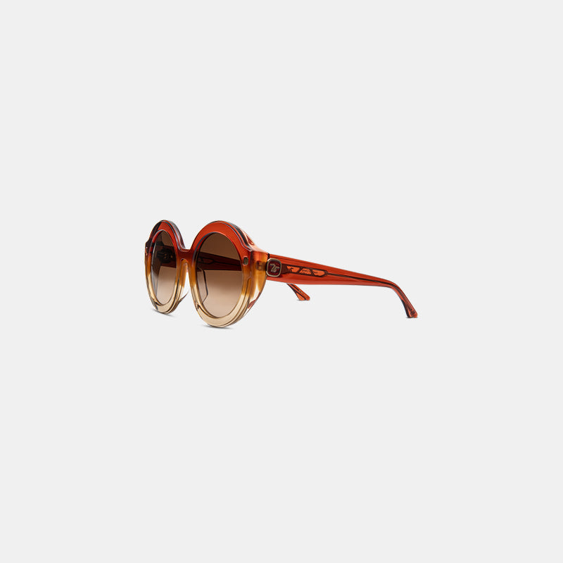INZ1/01 ZOOM IN - BROWN SUNGLASSES ANGLE