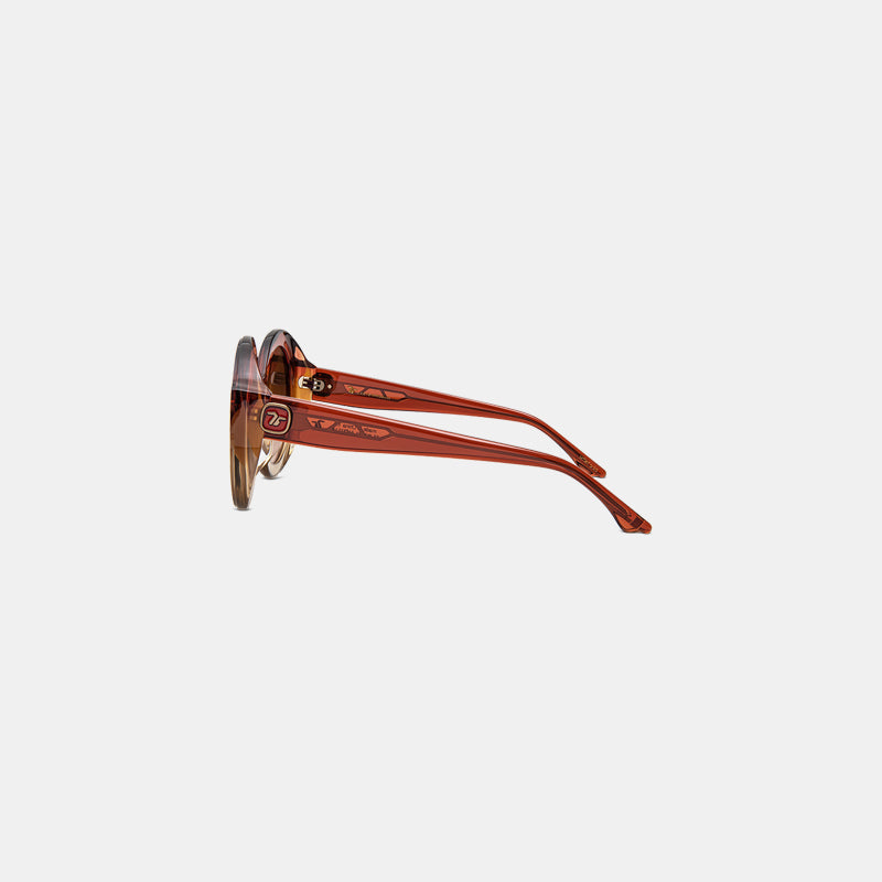 INZ1/01 ZOOM IN - BROWN SUNGLASSES SIDE