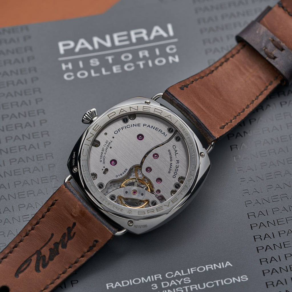 PANERAI RADIOMIR CALIFORNIA case back
