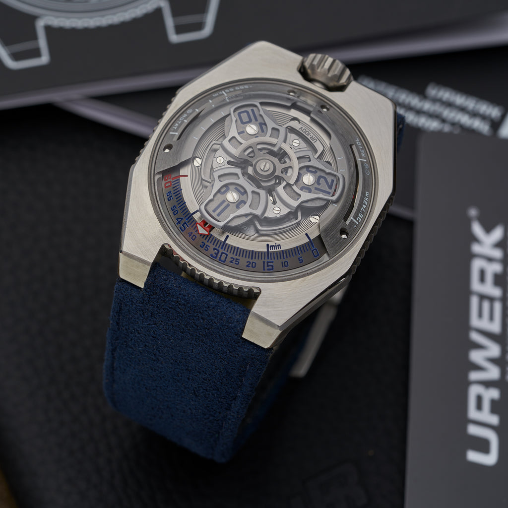 URWERK UR-100V IRON LIMITED EDITION FRONT