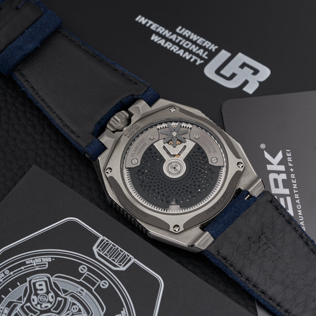 URWERK UR-100V IRON LIMITED EDITION BACK